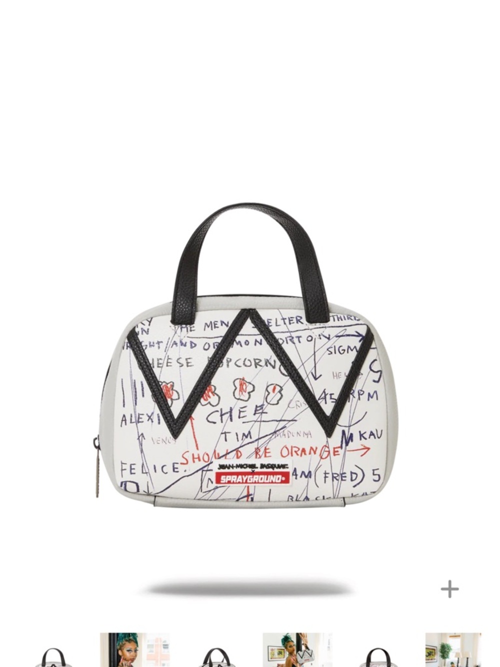 RARE Official Jean-Michel Basquiat/Sprayground Collab. 1983 Cheese Bag Sold out